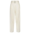 MAX MARA CARABO HIGH-RISE TAPERED STRETCH-WOOL trousers,P00566207