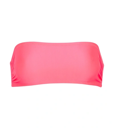 Christopher Kane Bandeau Bikini Top In Pink