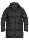 BURBERRY BURBERRY VINTAGE CHECK HOODED PUFFER COAT