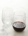 Godinger Dublin Stemless Wine Glasses, Set Of 8