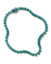 NAKARD SMALL TILE RIVIERE NECKLACE IN GREEN,PROD237110150