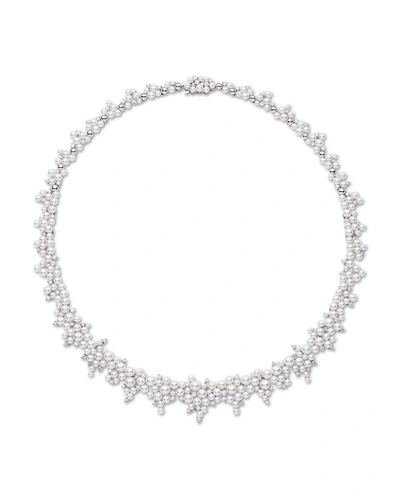 Paul Morelli Lagrange 18k White Gold Pearl And Diamond Necklace