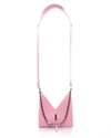 GIVENCHY CUTOUT MINI SHOULDER BAG WITH CHAIN, BABY PINK,PROD242220094