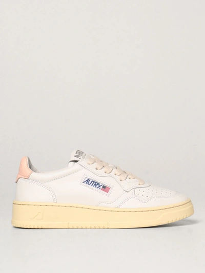 Autry Sneakers In Leather And Suede In White