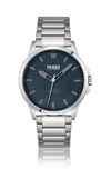 HUGO STAINLESS STEEL WATCH WITH LINK BRACELET