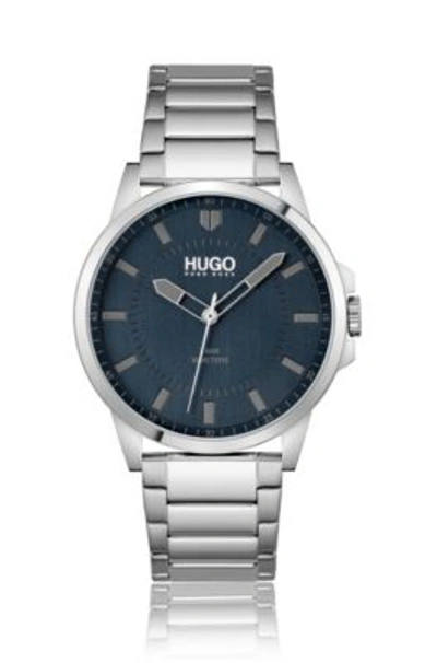 Hugo Stainless Steel Watch With Link Bracelet In Assorted-pre-pack