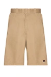 Dickies 13 Multi Pocket Work Short In Khaki
