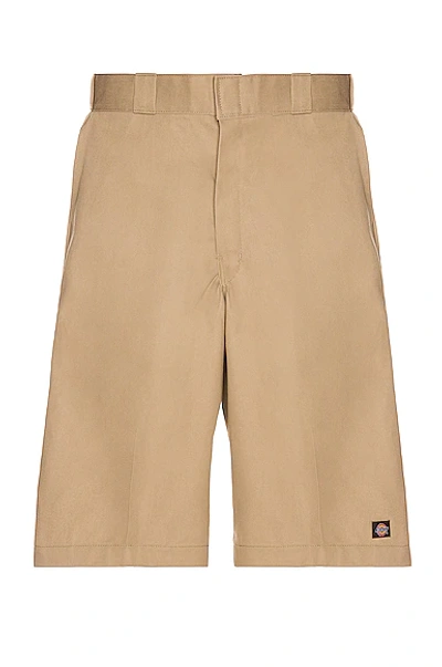 Dickies 13 Multi Pocket Work Short In Khaki