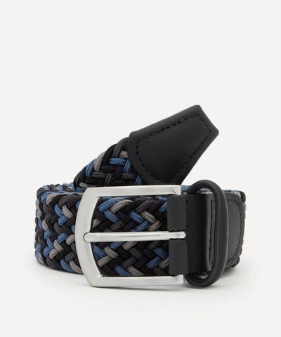 Anderson's Andersons Woven Textile Belt In Blue
