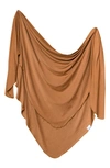 Copper Pearl Swaddle Blanket In Camel