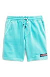 Vineyard Vines Kids' Sun Washed Jetty Shorts In Andros Blue