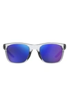 Under Armour 55mm Square Sunglasses In Crystal