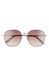 QUAY JEZABELL 52MM GRADIENT ROUND SUNGLASSES,JEZABELL