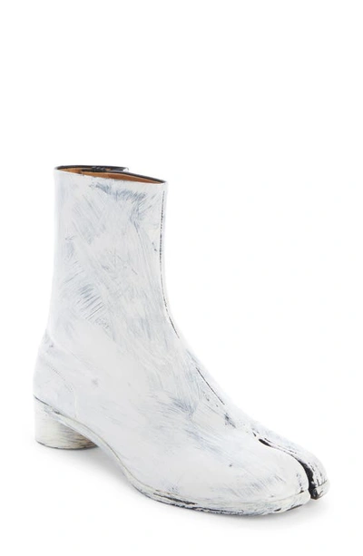 Maison Margiela Grey Leather Ankle Boots