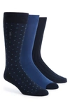 POLO RALPH LAUREN ASSORTED 3-PACK SUPERSOFT DRESS SOCKS,8613PK