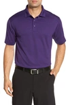 Cutter & Buck Genre Drytec Moisture Wicking Polo In College Purple