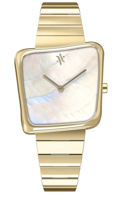 Vanna Nebula Watch In Gold & Pearl