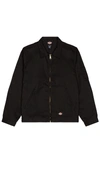Dickies Unlined Eisenhower Jacket In Black