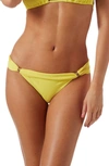 Melissa Odabash Womens Soleil Rib Grenada Low-rise Bikini Bottoms 6 In Yellow