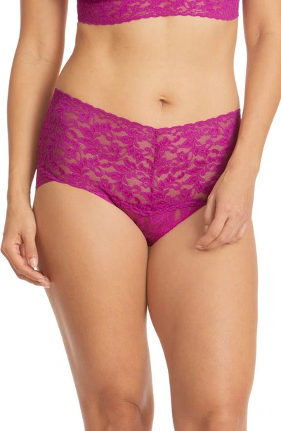 Hanky Panky Signature Lace Retro V-kini In Belle Pink