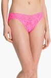 Hanky Panky Signature Lace Vikini In Glo Pink