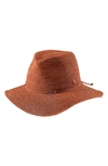 HELEN KAMINSKI DESMONDA PACKABLE RAFFIA FEDORA,DESMONDA