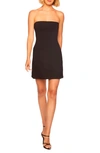 Susana Monaco Core Strapless Tube Minidress In Black