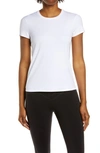 Alo Yoga Soft Finesse Performance Jersey T-shirt In White