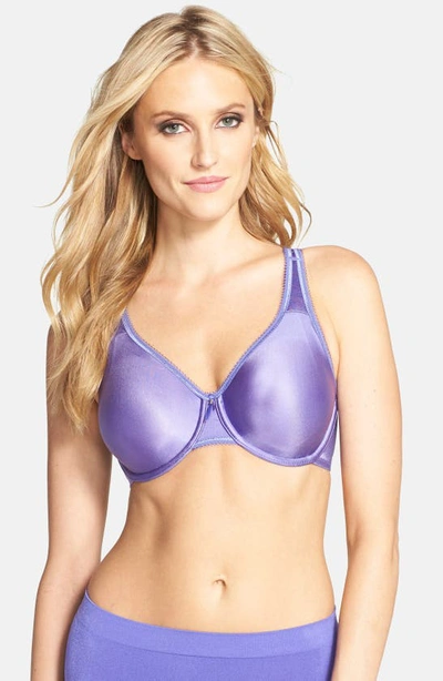 Wacoal Full Figure Underwire Bra In Blue Iris