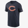 Nike Men's Chicago Bears Legend Logo Essential 3 T-shirt In Blue