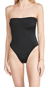 NORMA KAMALI BISHOP ONE PIECE BLACK,NKAMA30977