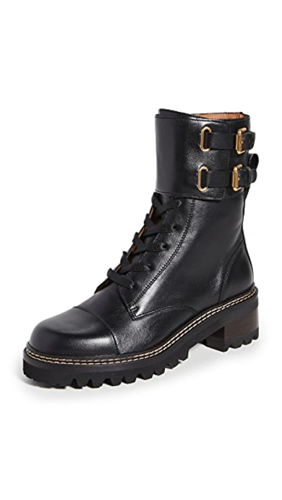 See By Chloé Mallory Boots In Black