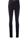 Philipp Plein High-waisted Skinny Jeans In Blue