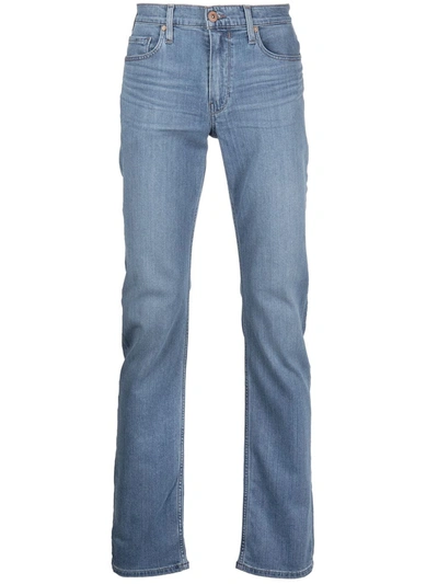 Paige Normandie Canos Straight-leg Jeans In Blue