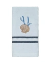 AVANTI BLUE LAGOON OMBRE SEASHELLS FINGERTIP TOWEL, 11" X 18"