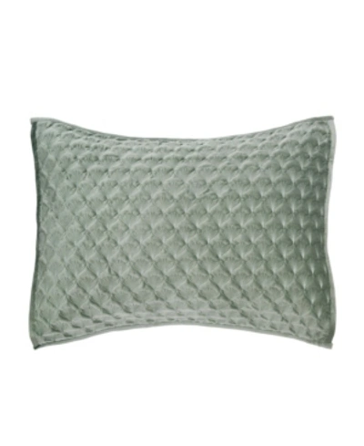 Levtex Merano Velvet Sea Spray Standard Sham In Green