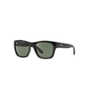 Ray Ban Rb4194 Sunglasses Black Frame Green Lenses 53-17 In Black