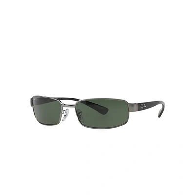 Ray Ban Sunglasses Male Rb3364 - Black Frame Green Lenses Polarized 62-17 In Schwarz