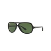 Ray Ban Rb4162 Sunglasses Black Frame Green Lenses Polarized 59-15 In Schwarz