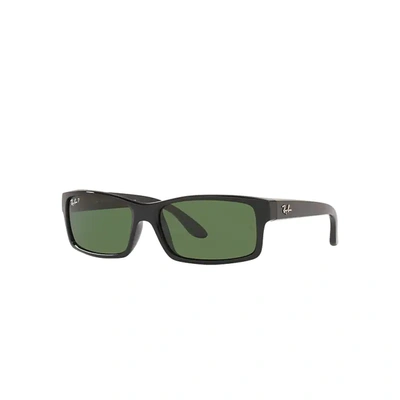 Ray Ban Rb4151 Sunglasses Black Frame Green Lenses Polarized 59-17