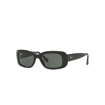 Ray Ban Rb4122 Sunglasses Black Frame Green Lenses 50-18 In Schwarz