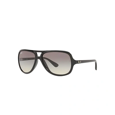 Ray Ban Rb4162 Sunglasses Black Frame Grey Lenses 59-15 In Schwarz