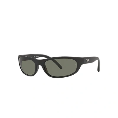 Ray Ban Rb4033 Sunglasses Matte Black Frame Green Lenses Polarized 60-17
