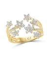 Lali Jewels Diamond (3/4 Ct. T.w.) Ring In 14k White Gold Or 14k Yellow Gold In Yellow Gold