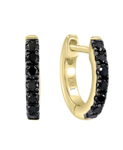 Lali Jewels Black Diamond (1/4 Ct. T.w.) Earring In 14k White Gold , 14k Yellow Gold Or 14k Rose Gold