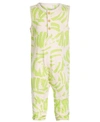 FIRST IMPRESSIONS BABY BOYS PALM LEAF COTTON ROMPER, CREATED FOR MACY'S