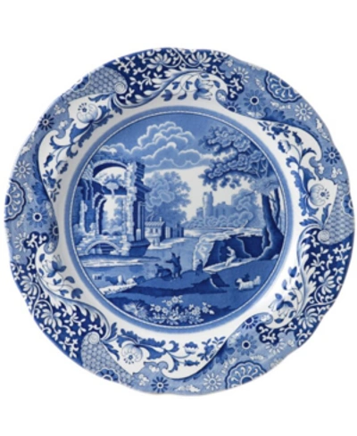 Spode Blue Italian Luncheon Plates, Set Of 4