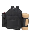 Picnic At Ascot Deluxe 4 Person Picnic Backpack Cooler, Wine Pouch And Blanket In Yellow