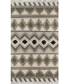 NOVOGRATZ COLLECTION NOVOGRATZ INDIO IND-4 SAGE 3' X 5' AREA RUG