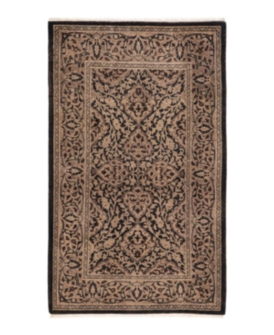 Adorn Hand Woven Rugs Mogul M1749 2'8" X 4'5" Area Rug In Black